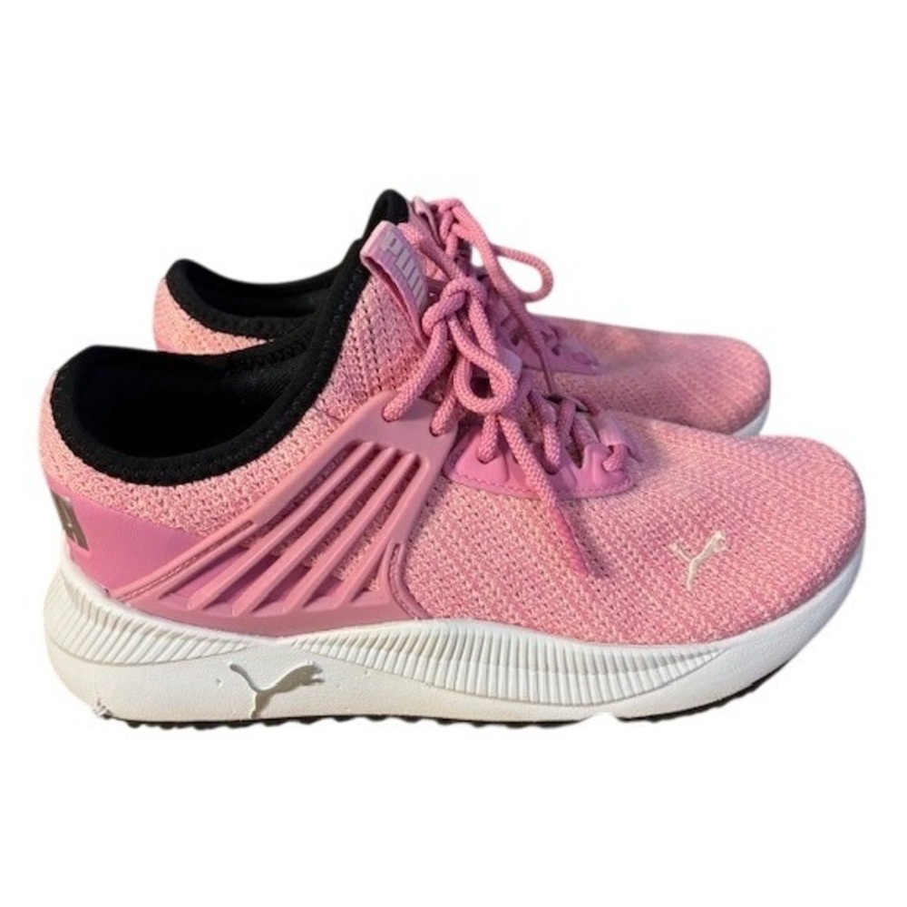 Puma Pacer Future Sneakers Womens 5.5 Pink New‎ Knit Training Shoes 382230-04